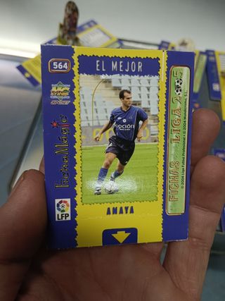 Lote 10 CARTAS TRADING CARDS LIGA 2004 - FICHAS, MC MUNDICROMO SPORT.