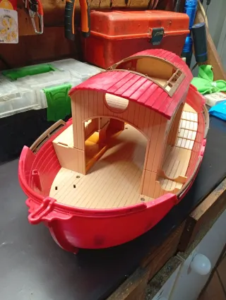 Barco Playmobil, arca de noel