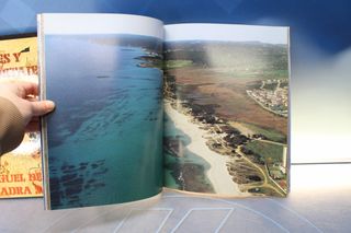 4 libros vintage fotografías a color de naturaleza.