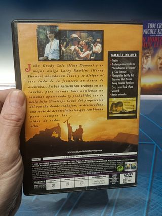 DVD 3 películas románticas - SIETE DIAS Y UNA VIDA -TODOS LOS CABALLO BELLOS - UN HORIZONTE MUY LEJANO