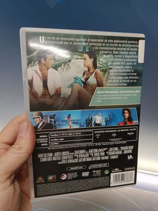 dvd, 007 OPERACIÓN TRUENO - SEAN CONNERY