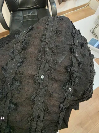 Vestido Zara Negro Talla L