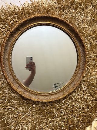 Specchio Rotondo Decorativo Oro