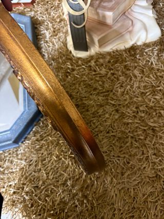 Specchio Rotondo Decorativo Oro