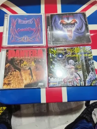 Lote 4 CDs Rock/Metal: Hellacopters, Pantera, Moto