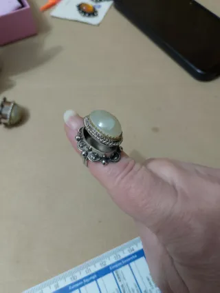 Anello Onice con Camera Segreta Argento