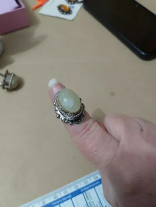 Anello Onice con Camera Segreta Argento