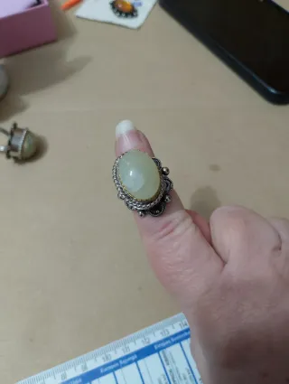 Anello Onice con Camera Segreta Argento