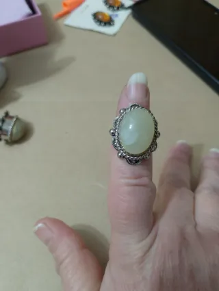 Anello Onice con Camera Segreta Argento