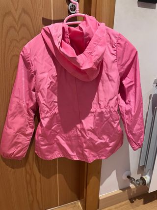 Chubasquero niña 7-8 años rosa