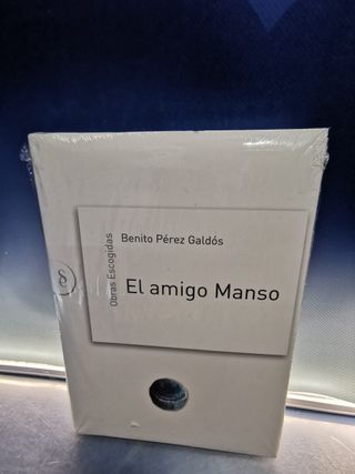 EL AMIGO MANSO, libro nuevo, de Benito Pérez Galdos