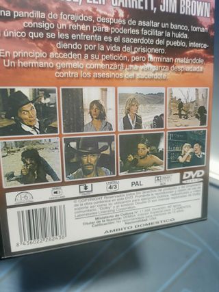 PELICULA en dvd, SEIS BALAS UNA VENGANZA...UNA ORACIÓN