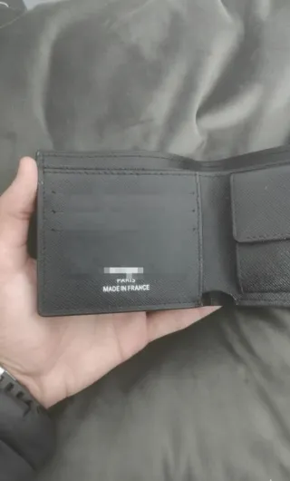 Cartera Hombre Negra y Blanca