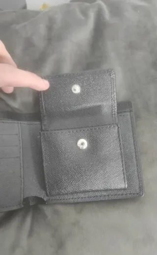 Cartera Hombre Negra y Blanca