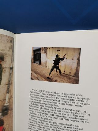 libro, The intifada, edición uk, 1988