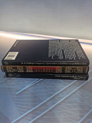 3 libros del Autor Juan Antonio Vallejo-Naguera, VALLEJO Y YO y mas