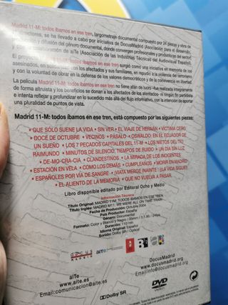 Madrid 11M, todos íbamos en ese tren, DVD, documental
