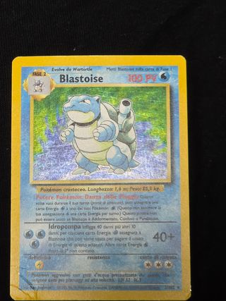 Blastoise Base Set Italiano Pokémon Carta