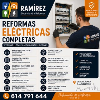Electricista Guadalajara y alrededores.