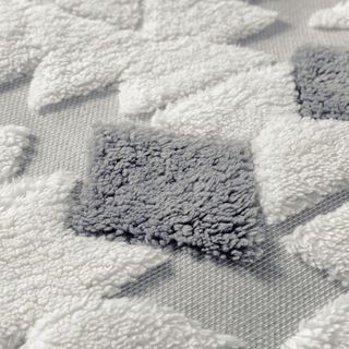 PureCozy alfombra 3D azul gris 160x230cm lavable