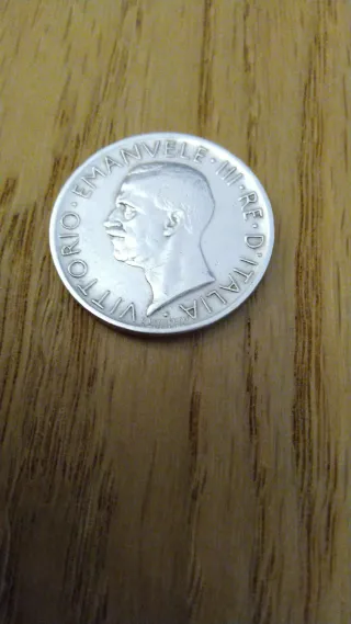 5 Lire Argento 1929 Vittorio Emanuele III