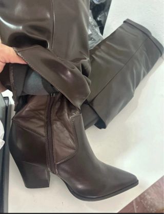 Stivali donna marroni tg 39 nuovi