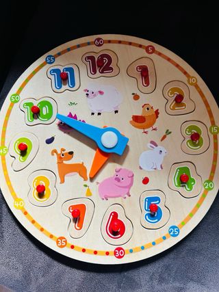 Puzzle de Madera Cebra, gato, vaca, cerdo, león