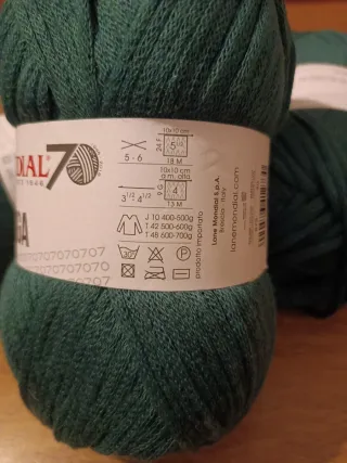 400 gr di filato tubolare in microfibra