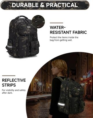 Mochila Amythe camuflaje impermeable 15.6''