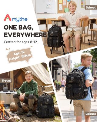 Mochila Amythe camuflaje impermeable 15.6''