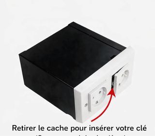 Caja Fuerte Camuflaje Enchufe