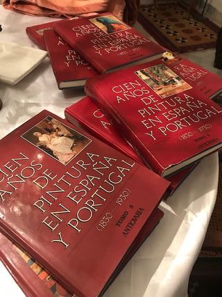 Colección de 10 libros de pintura.