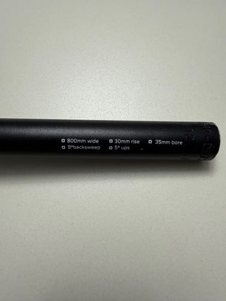 Manillar Burgtec DH Negro