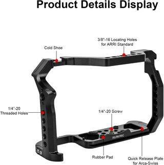 SUNLYTOUR jaula Canon R5 R6 ARRI Cold Shoe Arca