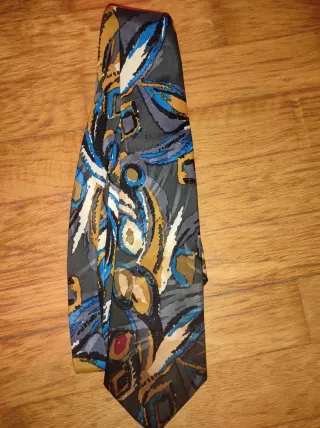 Corbata vintage multicolor