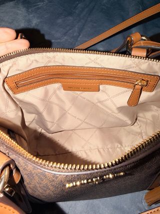 Bolso Michael Kors Marrón y Dorado