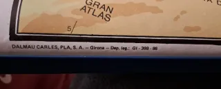 Mapa Físico - Político Europa 1986