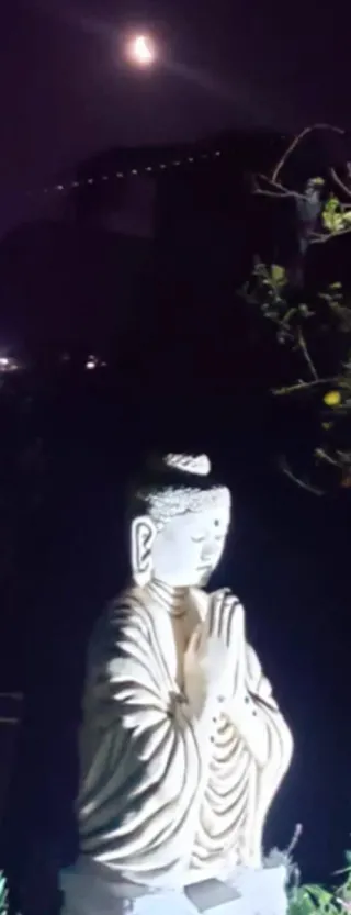 Buda de piedra decorativo