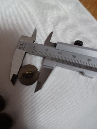 13 Bottoni Bronzo Dorato Stile Antico