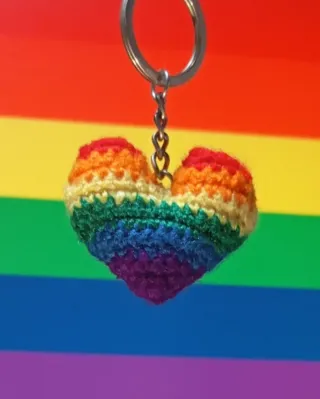 Pack 3 Llaveros Corazón Orgullo LGBT