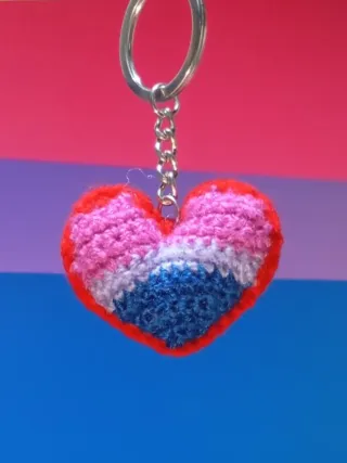 Pack 3 Llaveros Corazón Orgullo LGBT