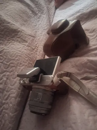 Cámara Olympus Marrón/Plata