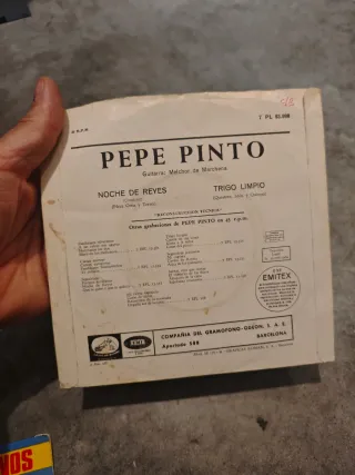 Vinilo Pepe Pinto - Noche de Reyes