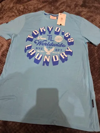 Camiseta Tokyo Laundry Azul Talla M