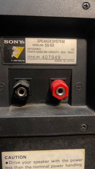 Altavoces Sony SS-G5