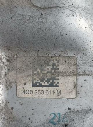 Tubo escape tras 4g0253611m audi a6 3.0 tdi 262338