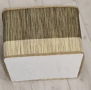 Cesta de almacenaje artesanal