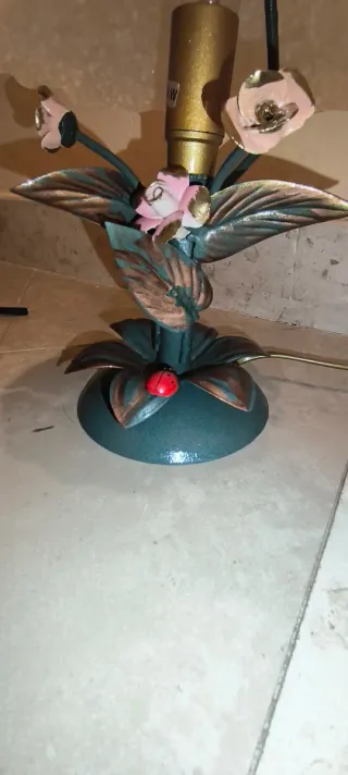 Lume Vintage Fe Battuto da Maestro Fabbro H. 28 L.