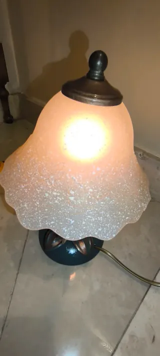 Lume Vintage Fe Battuto da Maestro Fabbro H. 28 L.