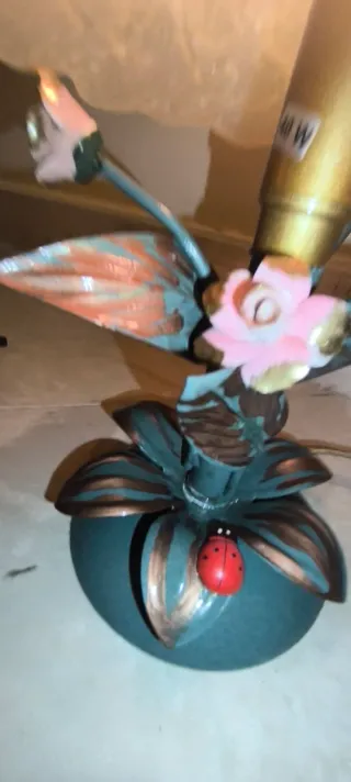 Lume Vintage Fe Battuto da Maestro Fabbro H. 28 L.